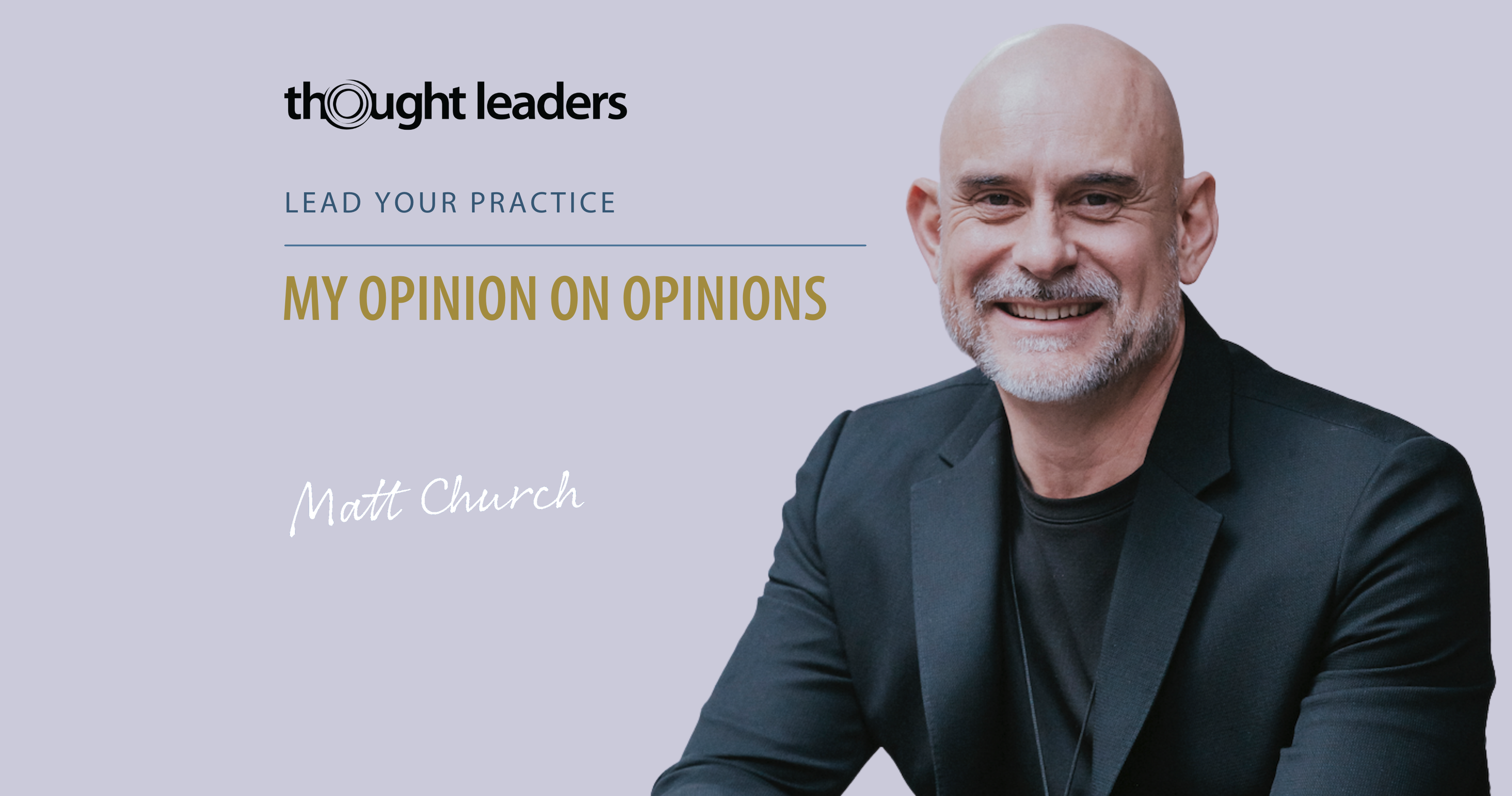 My Opinion on Opinions